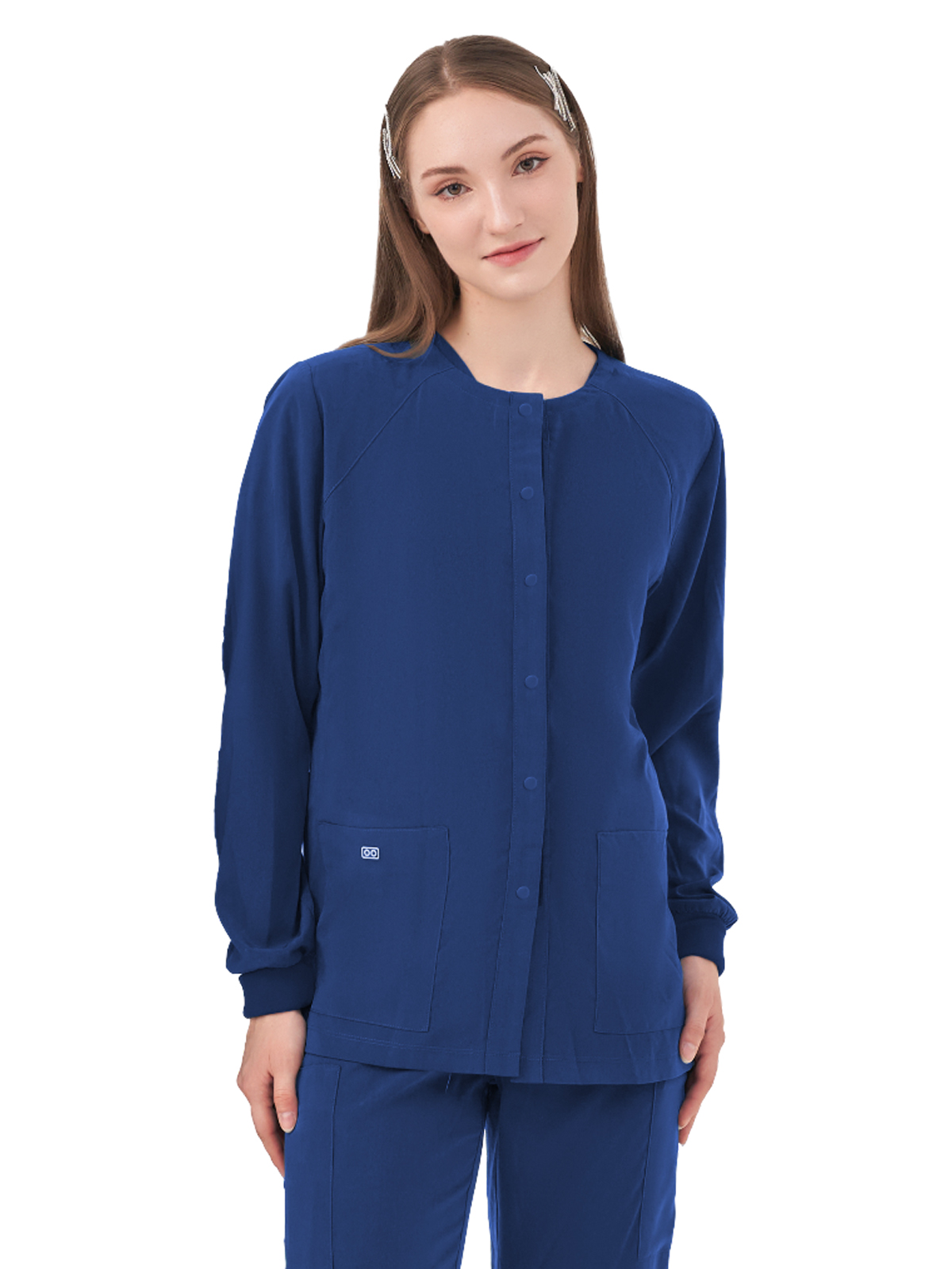 Parkley Quantum - Women's Two-Pocket CELESTE Snap Front Jacket 18