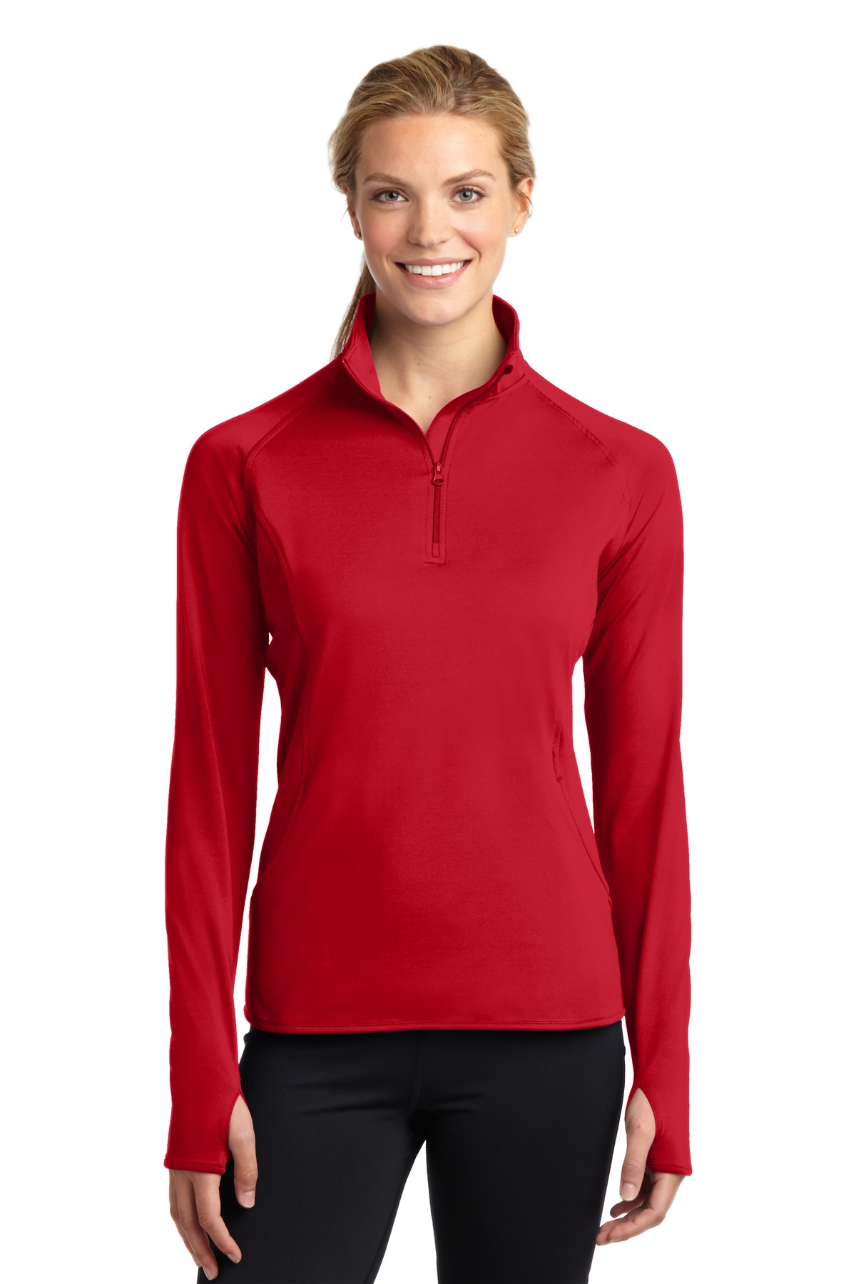 Sport-Tek® Women's Sport-Wick Stretch 1/4-Zip Pullover 84