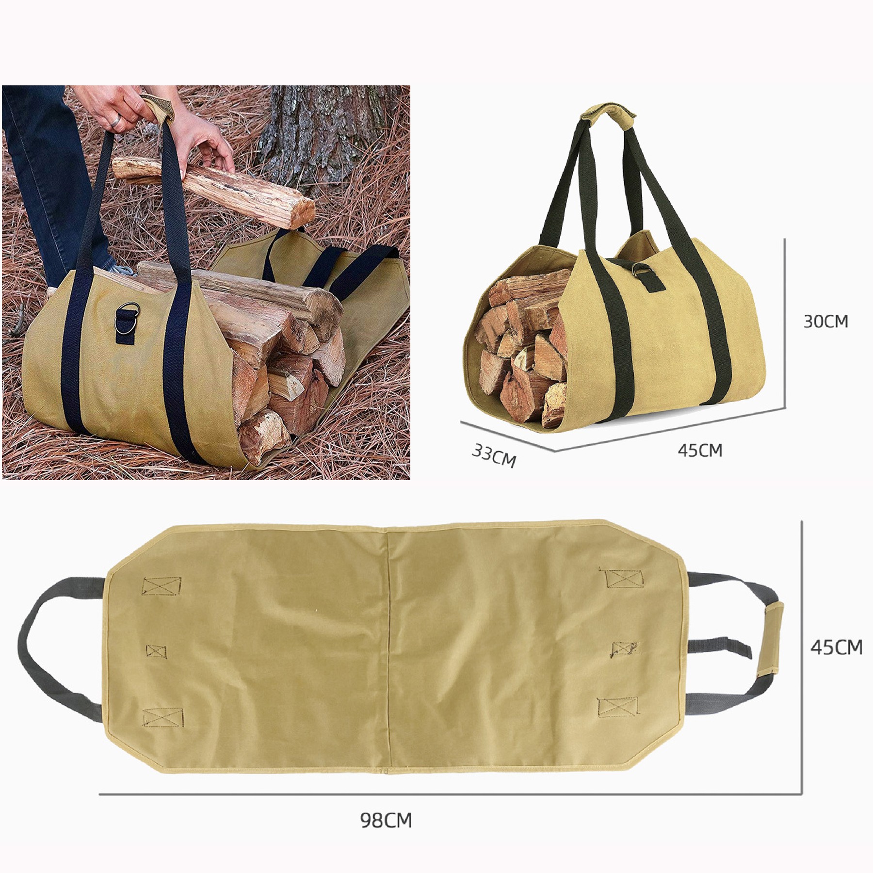 Firewood Log Carrier Bag 2