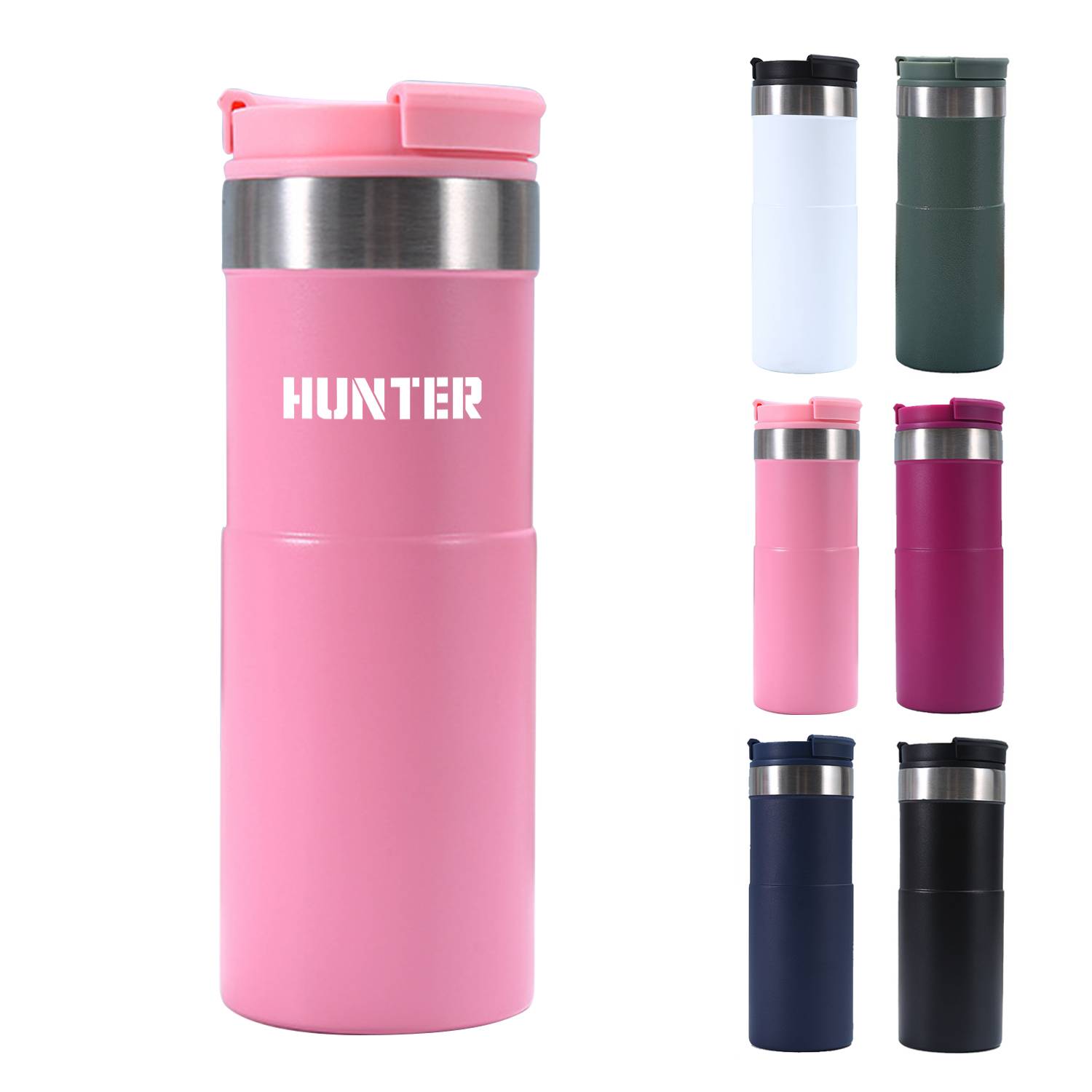 17.6oz stainless steel portable insulated cup