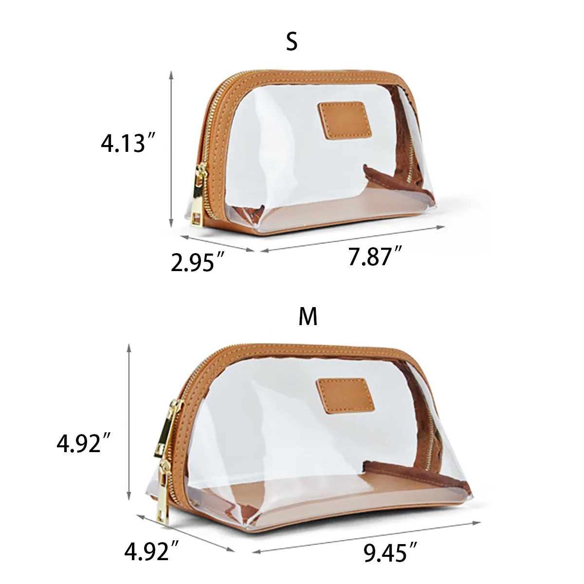 Premium Portable Clear Waterproof Cosmetic Toiletry Bag 4