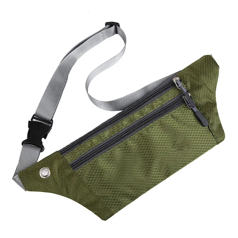 Zippers Adjustable Waist Strap Fanny Pack 8
