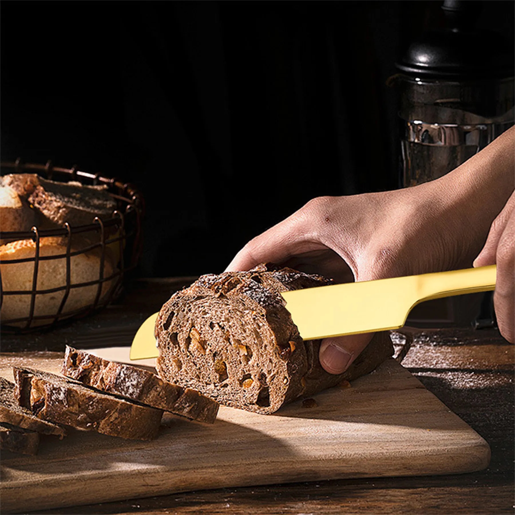 Stainless Steel Dessert Knife And Spatula Set 6