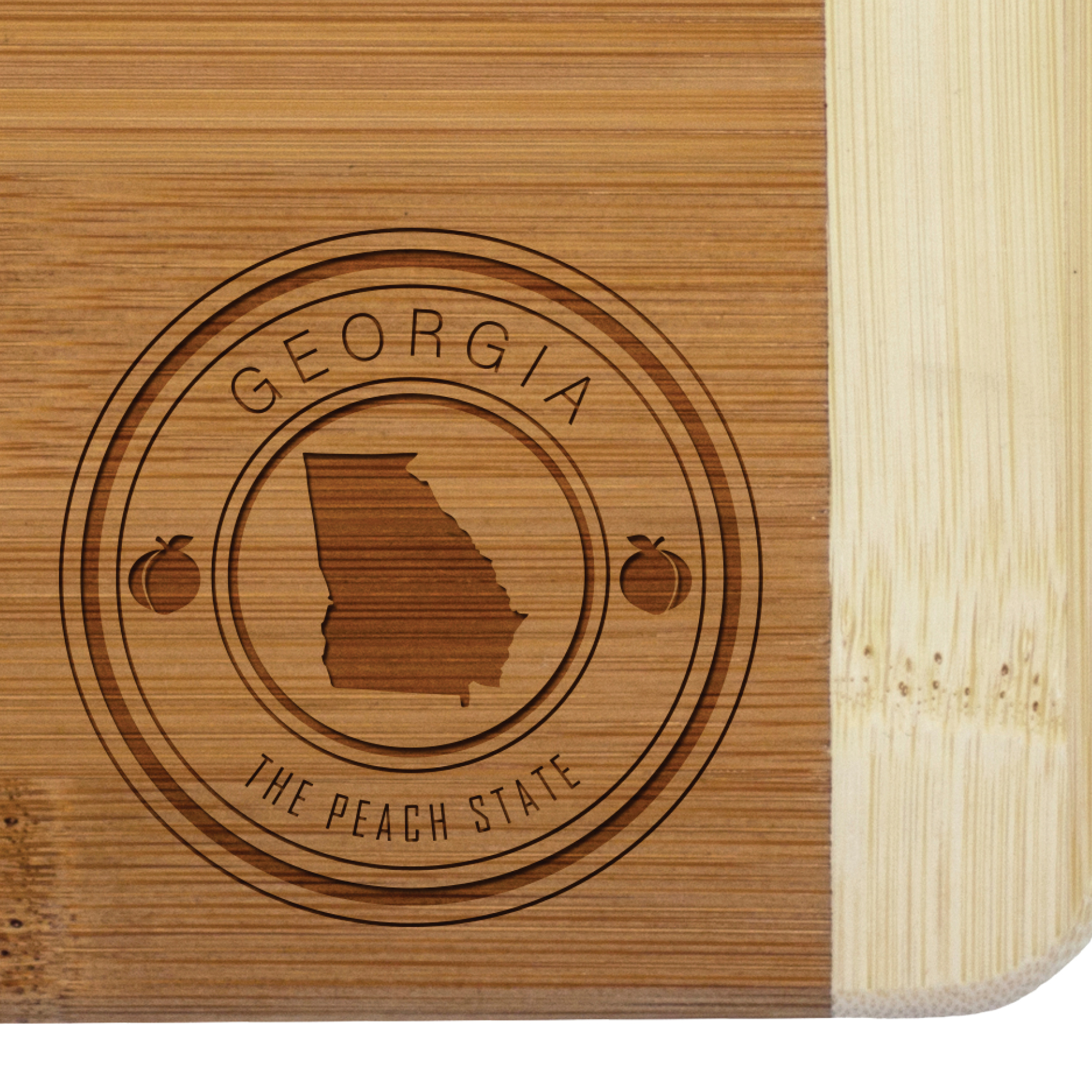 Georgia State Stamp 2-Tone Bar Board 2