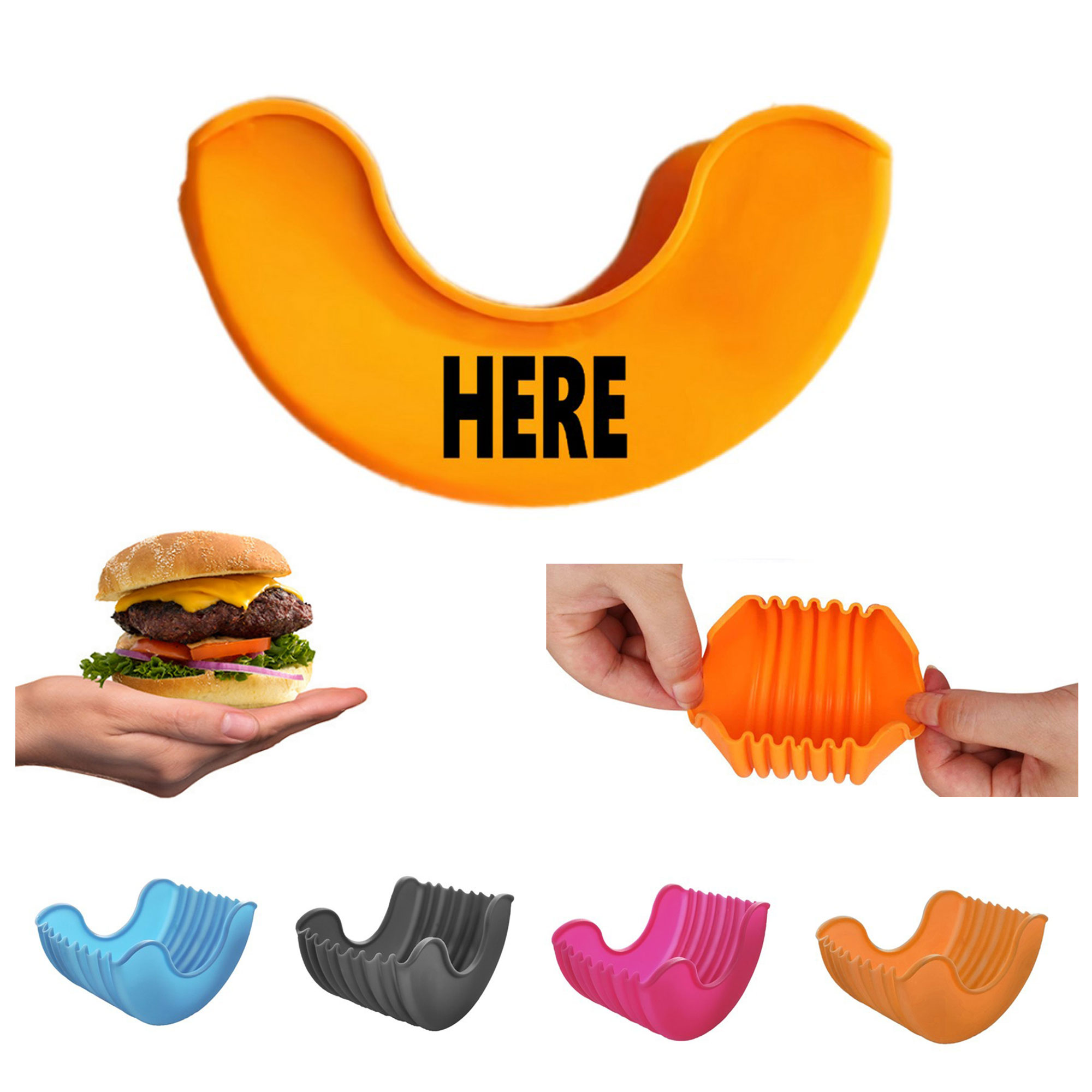 Reusable Silicone Hamburger Clip 6