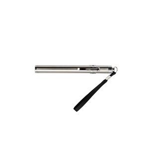 Stainless Steel LED Flashlight Pen Shaped Design With Metal Clip 18