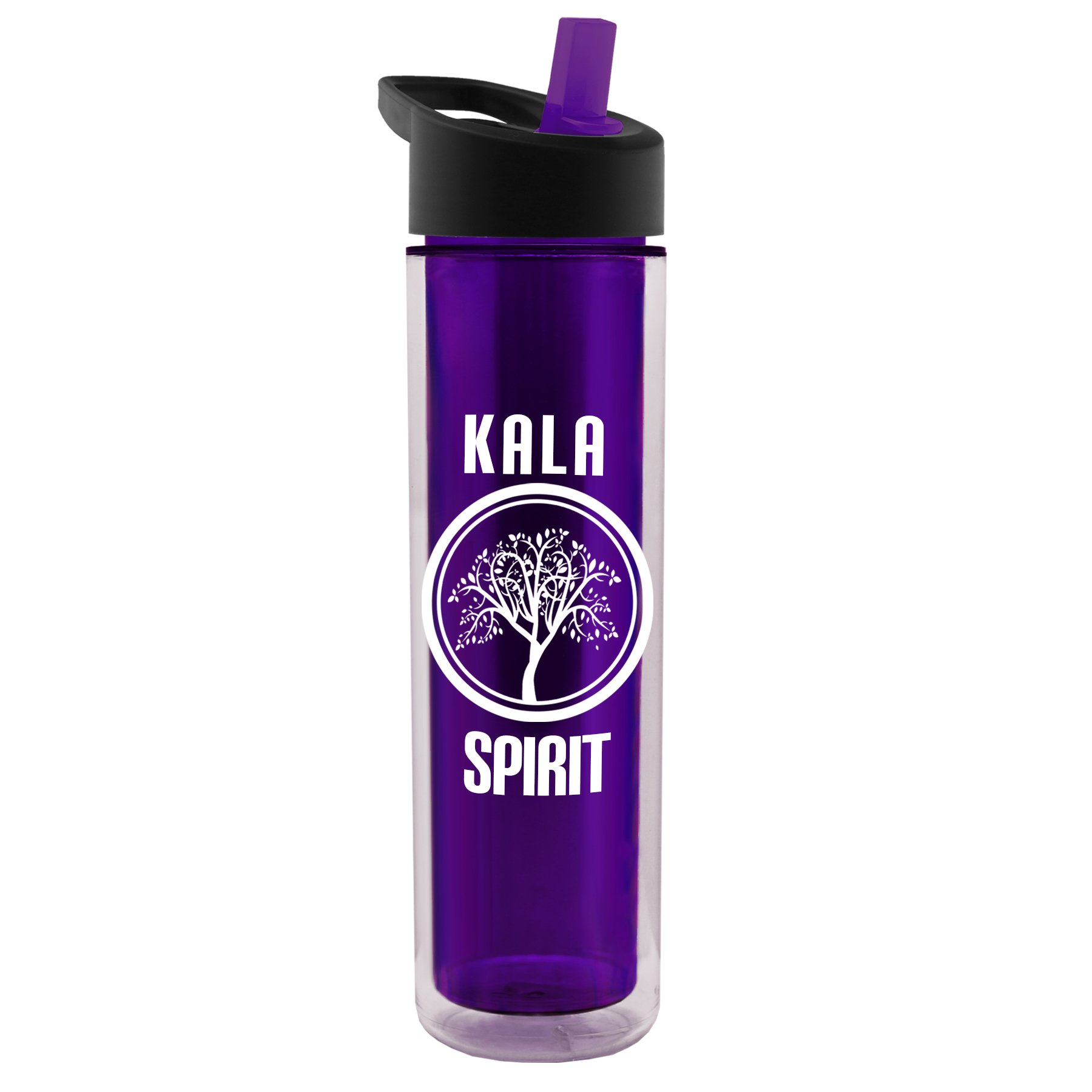The Chiller - 16 oz. Double Wall Insulated Bottle with Flip Straw 24