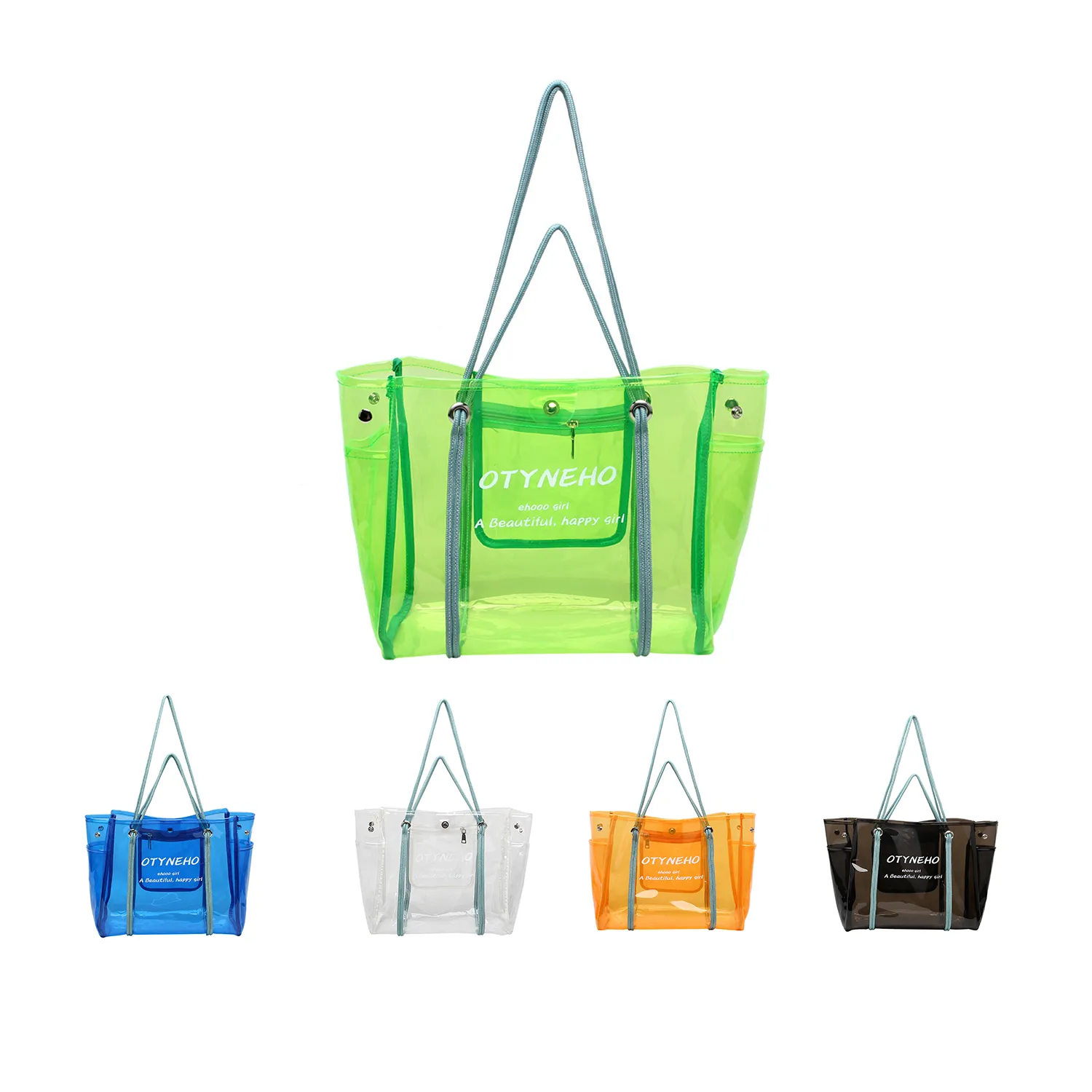 Large PVC Clear Shoulder Bag 5