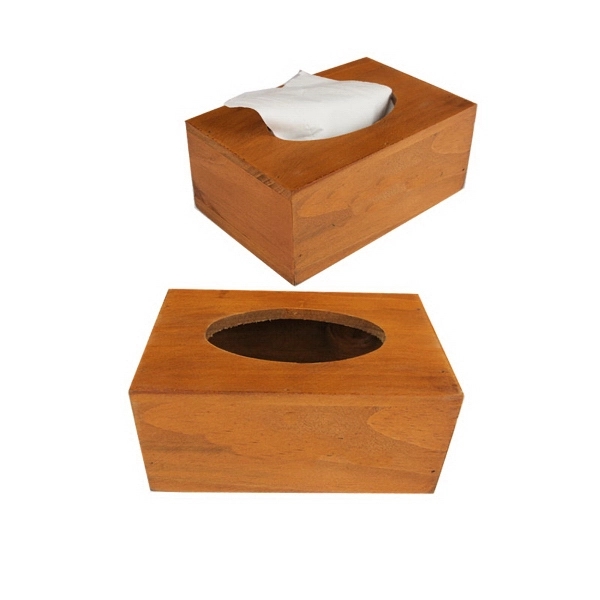 Wooden Tissue Box 1