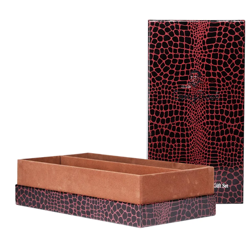 1-Bottle Leather Style Wine Gift Box 1