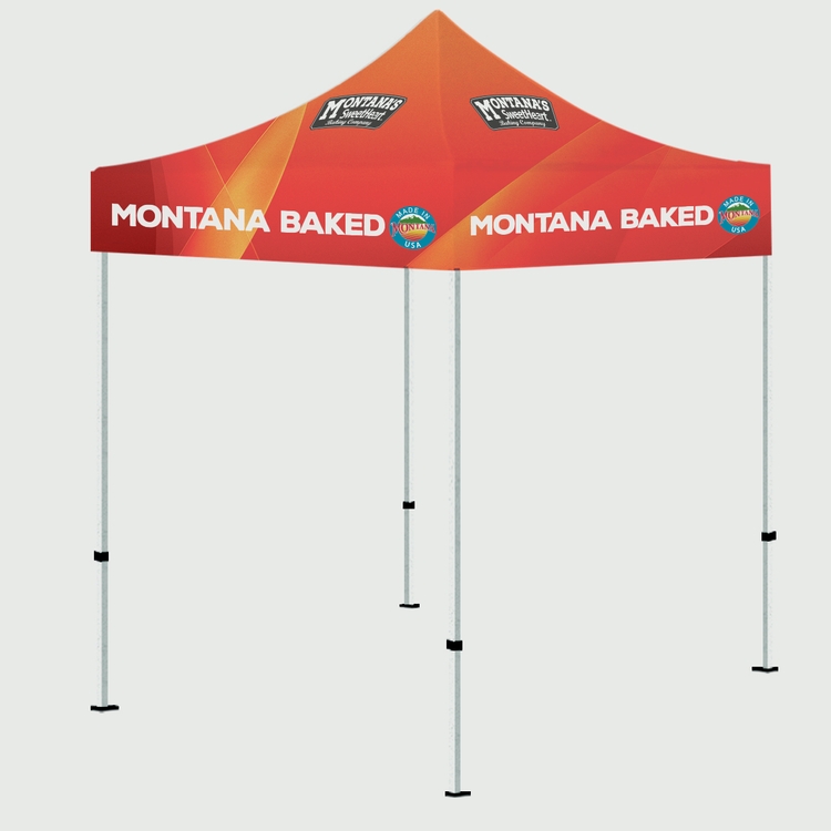 5' x 5' Pop Up Tent Full-Color, Full Bleed Dye-Sublimation Advertising Tent 2
