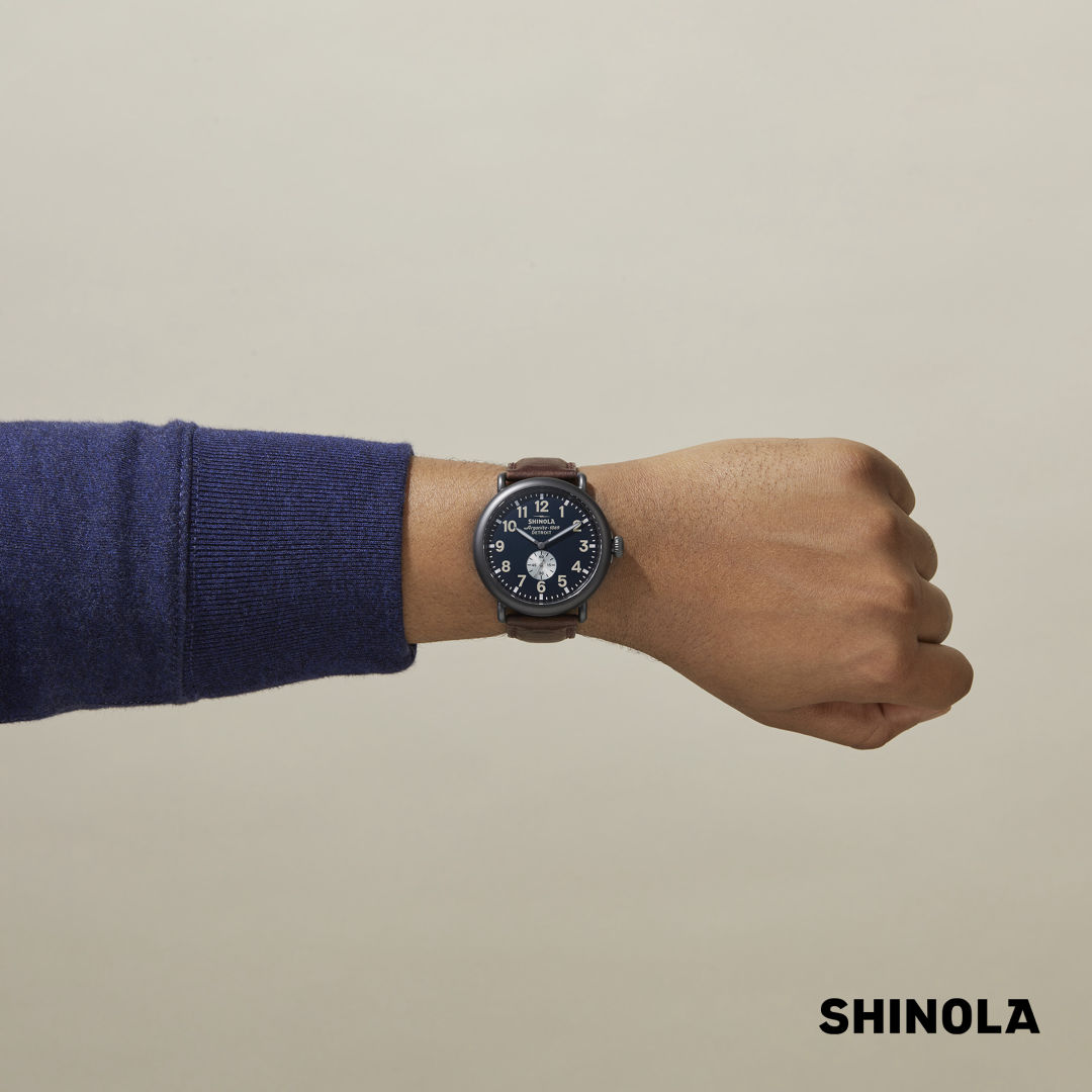 Shinola® Runwell Watch - Midnight Blue/Cattail 16