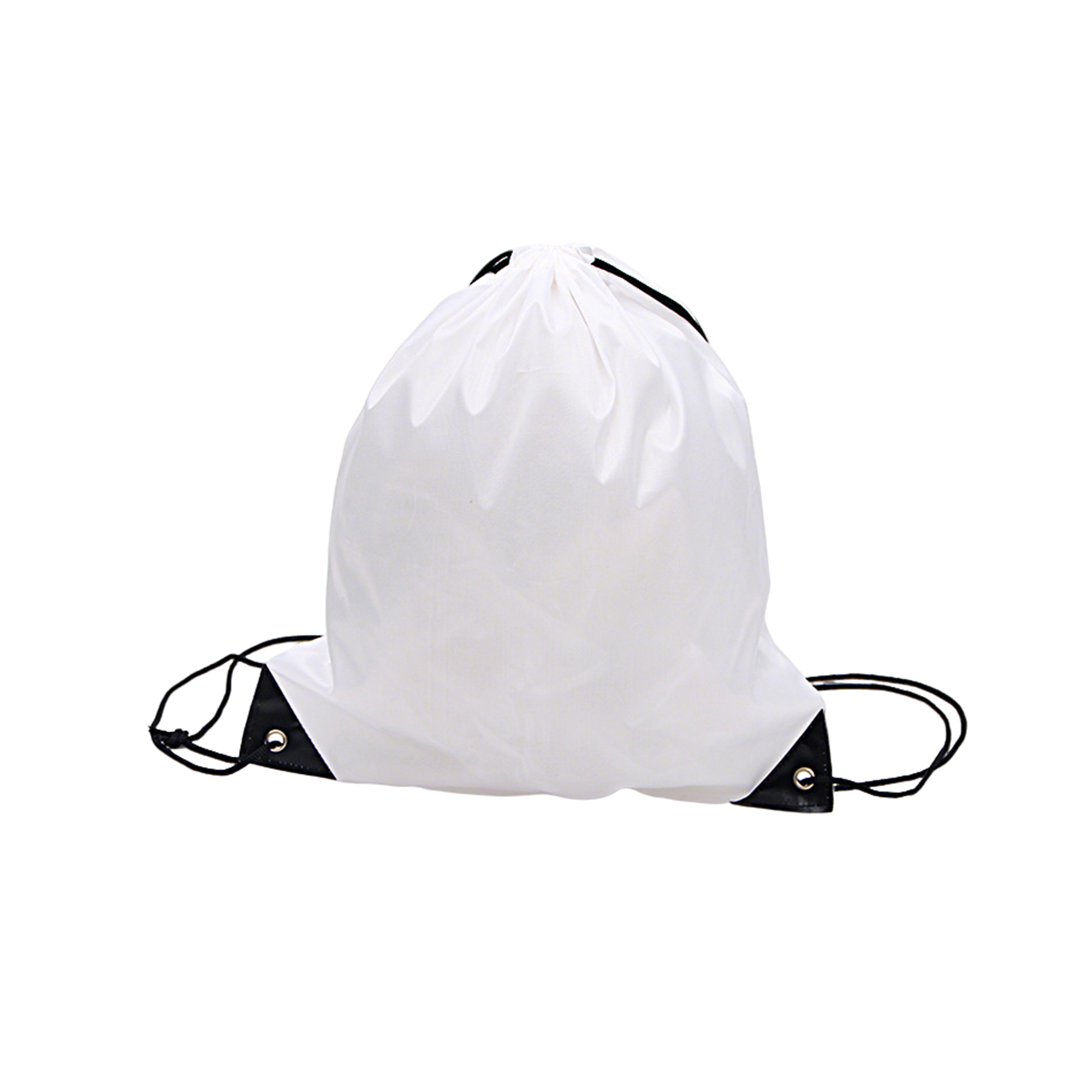 Polyester Sports Drawstring Backpack Washable 16