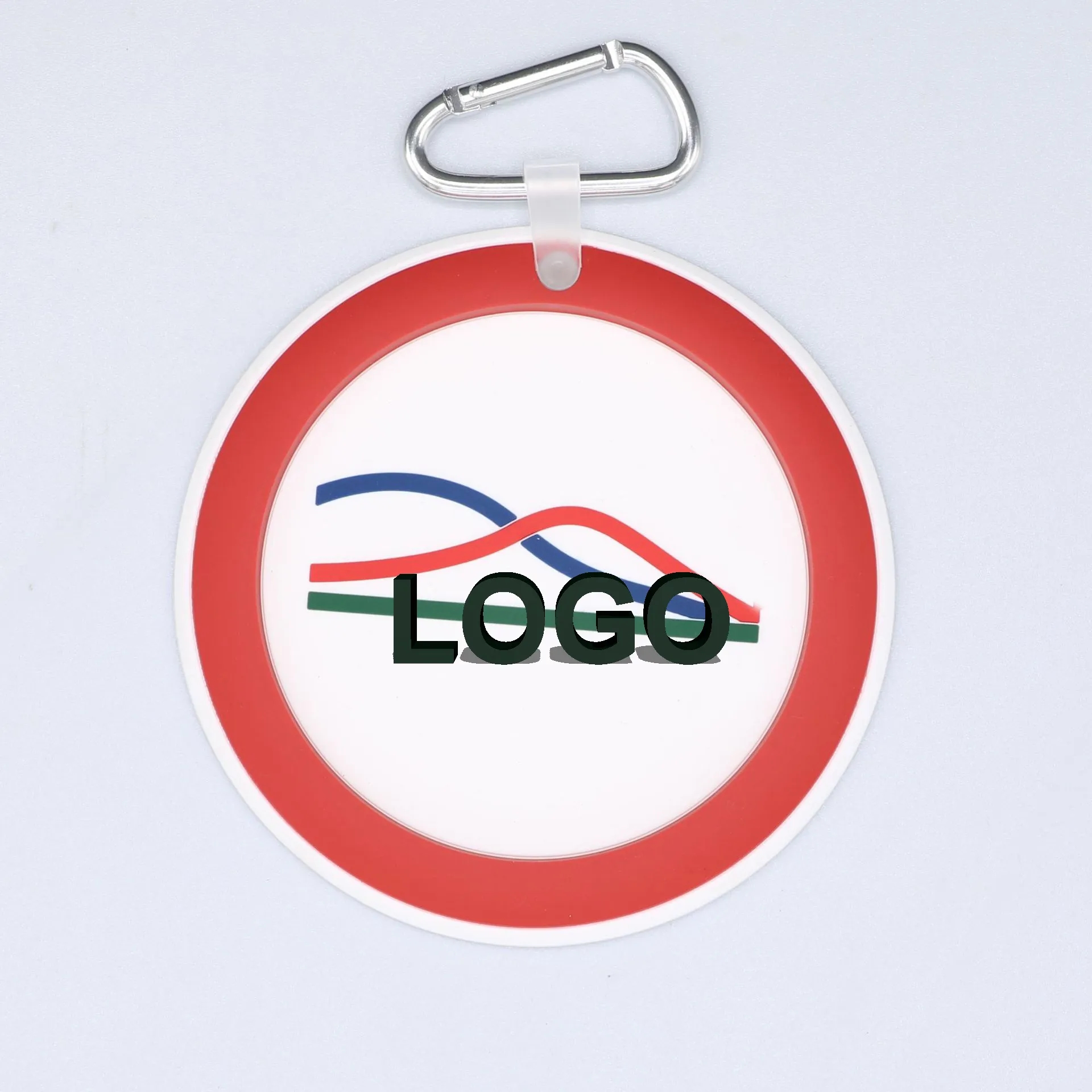Golf Putt Target PVC Bag Tag 3