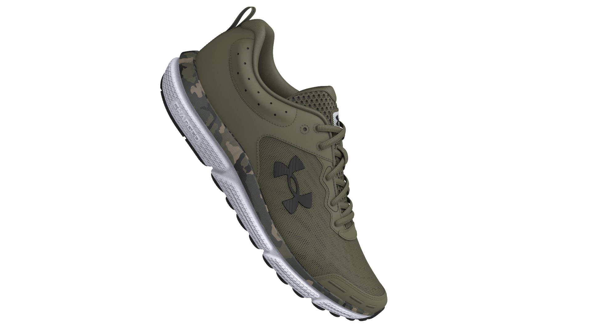UA Charged Assert 10 Camo Men's Running Shoes 2