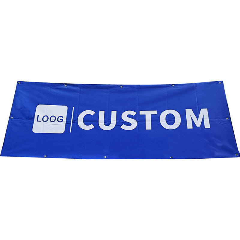 Vinyl Banner promote a company logo 2