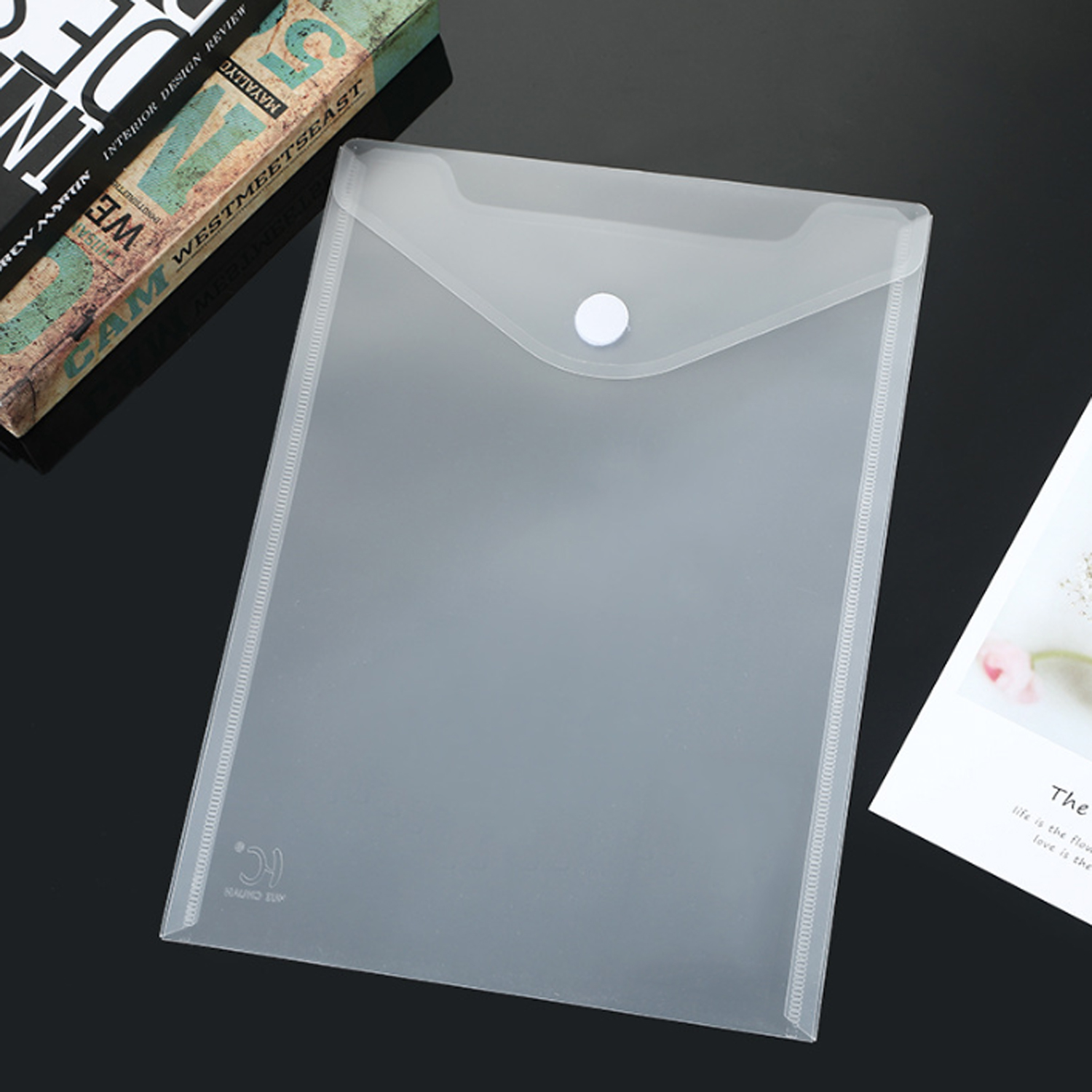 Letter Size Lightweight Plastic File Folder 2