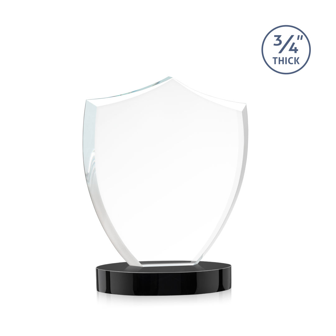 Scudo Shield VividPrint™ Award on Alberton Base - Black 5