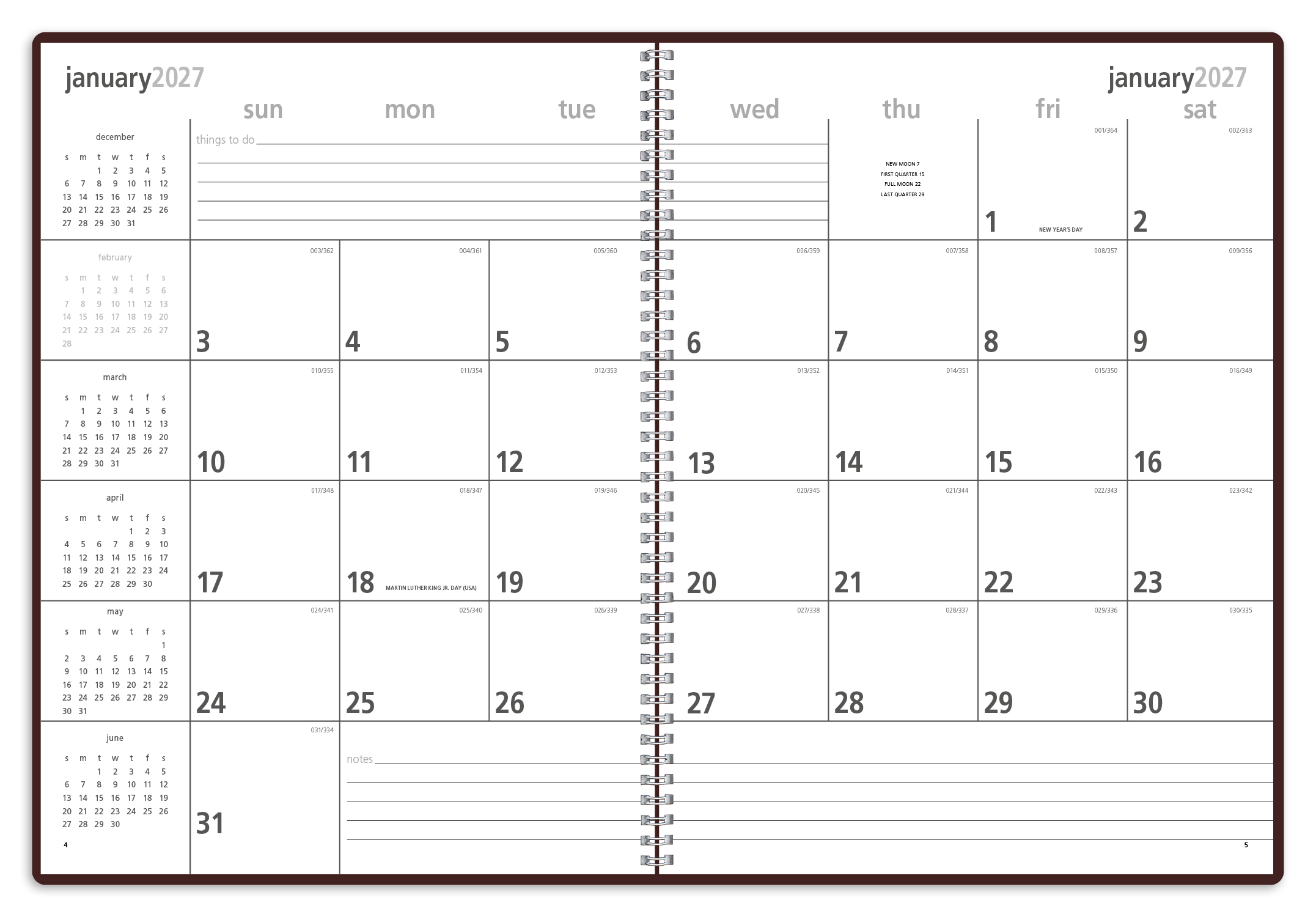 Triumph® Calendars Monthly & Weekly Planner 90