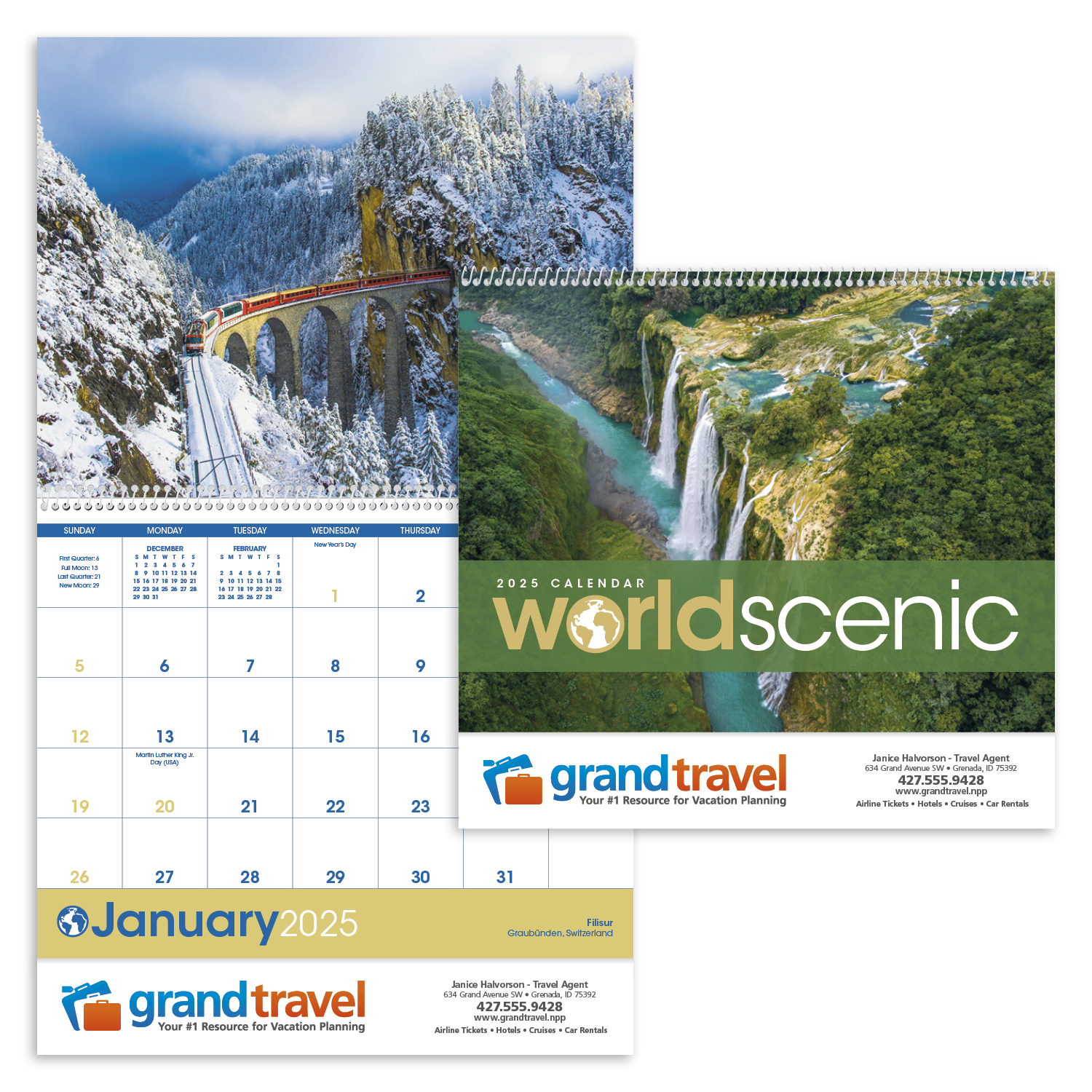 Triumph® Calendars World Scenic Calendar 4