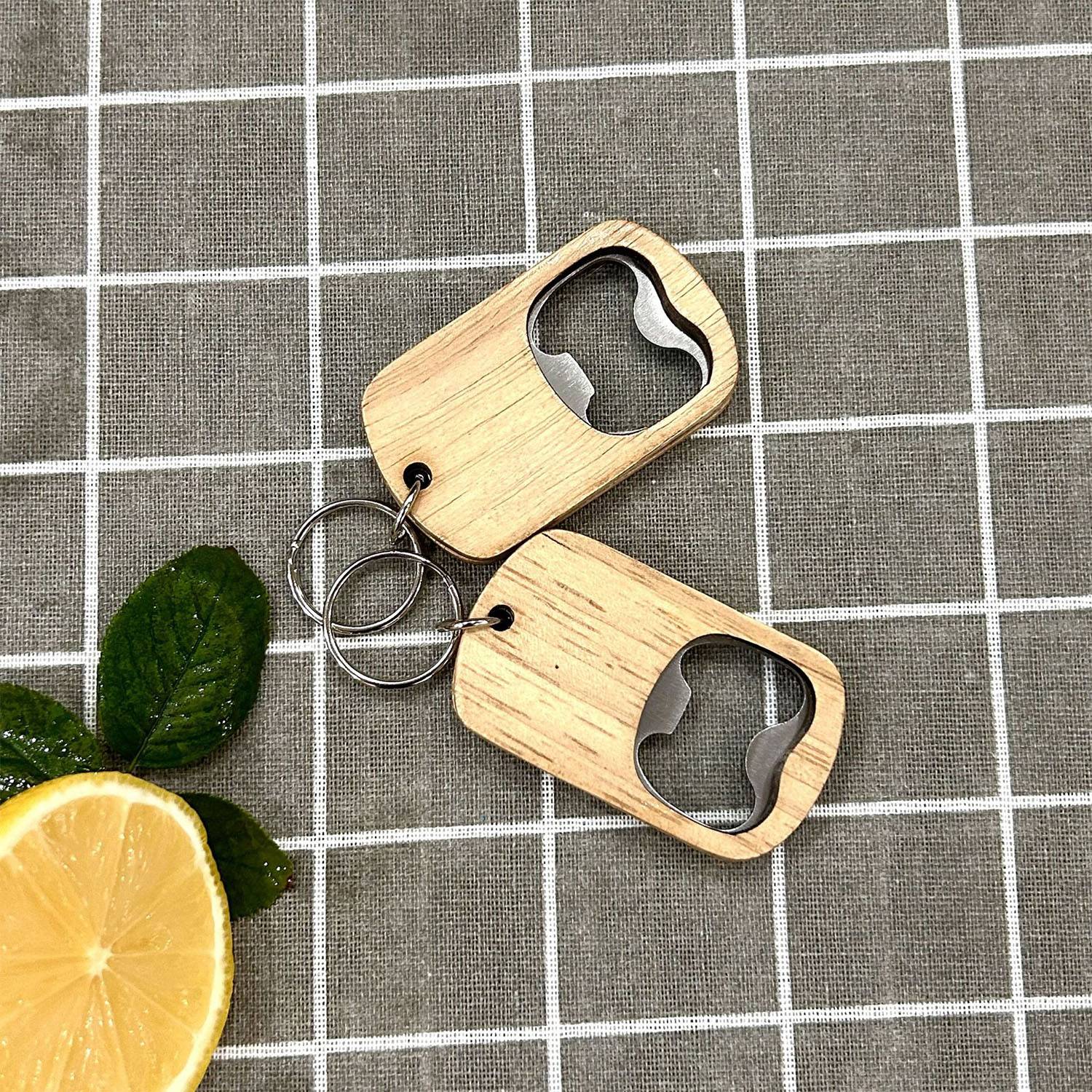 Mini Bamboo Bottle Opener 2