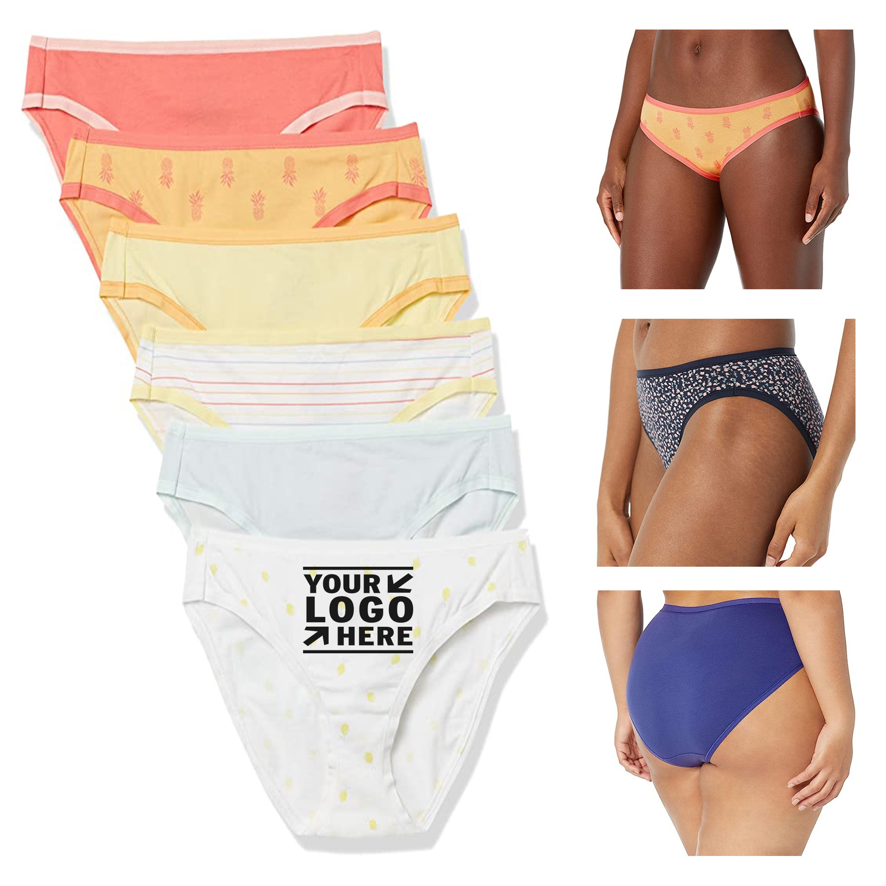 Essentials Women's Cotton Bikini Brief Underwear 1