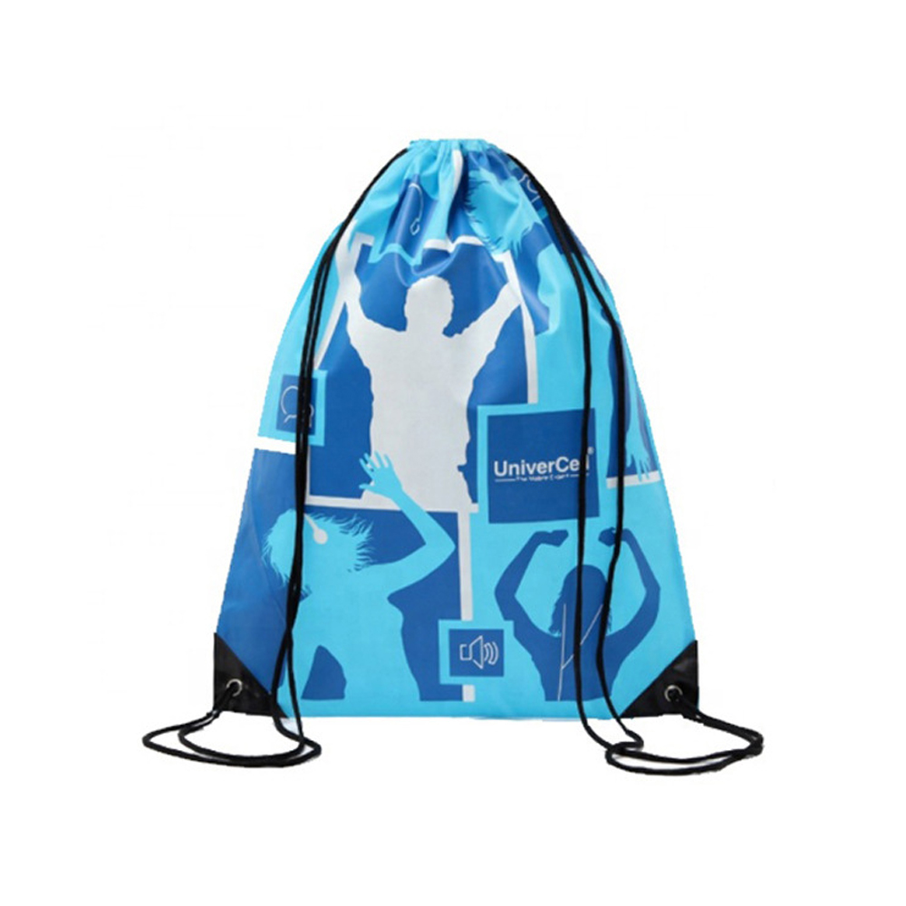 Polyester Cloth Bunch Pocket Nylon Draw String Bag 3