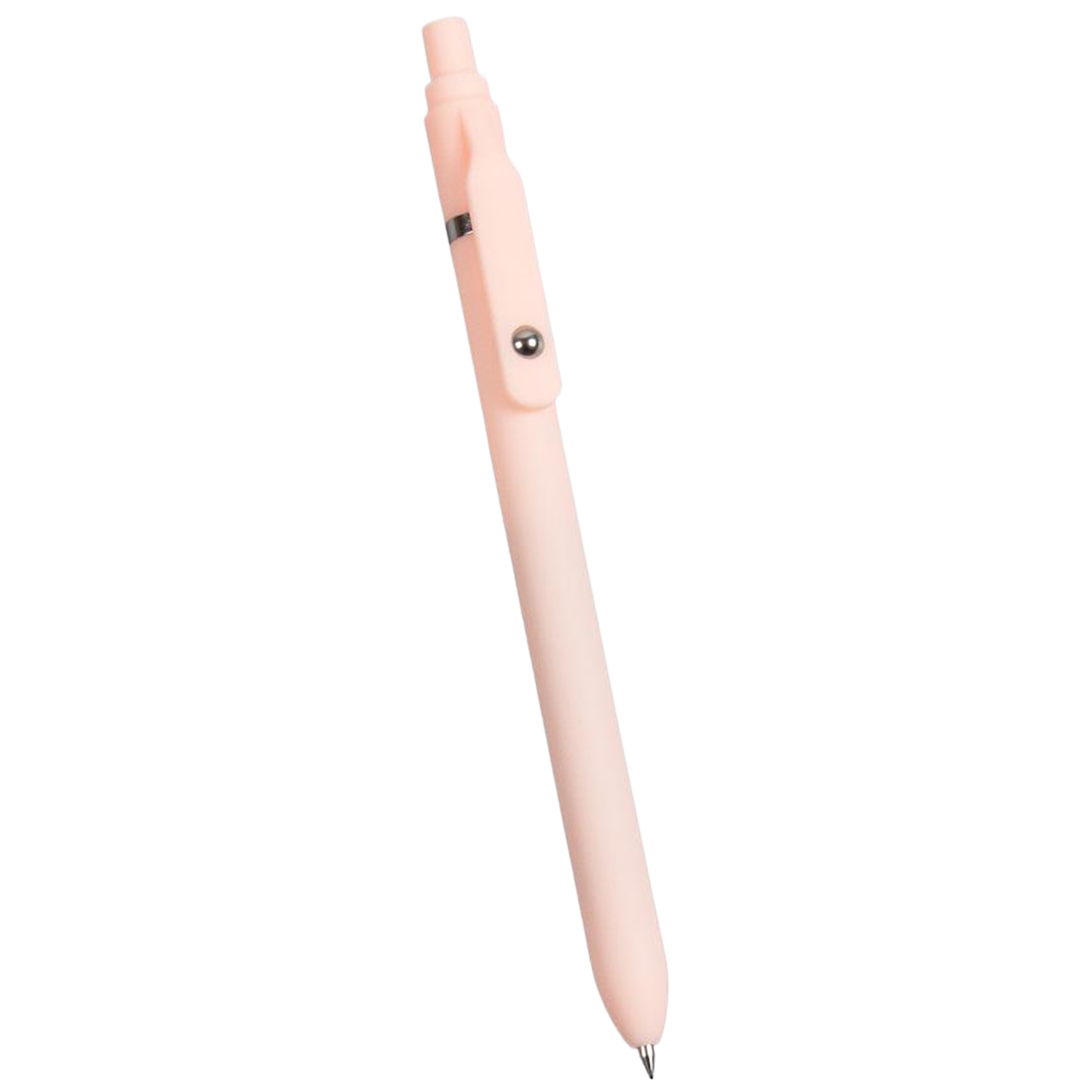 Plastic Macaron Retractable Ballpoint Pen W/ Rollerball Clip 10