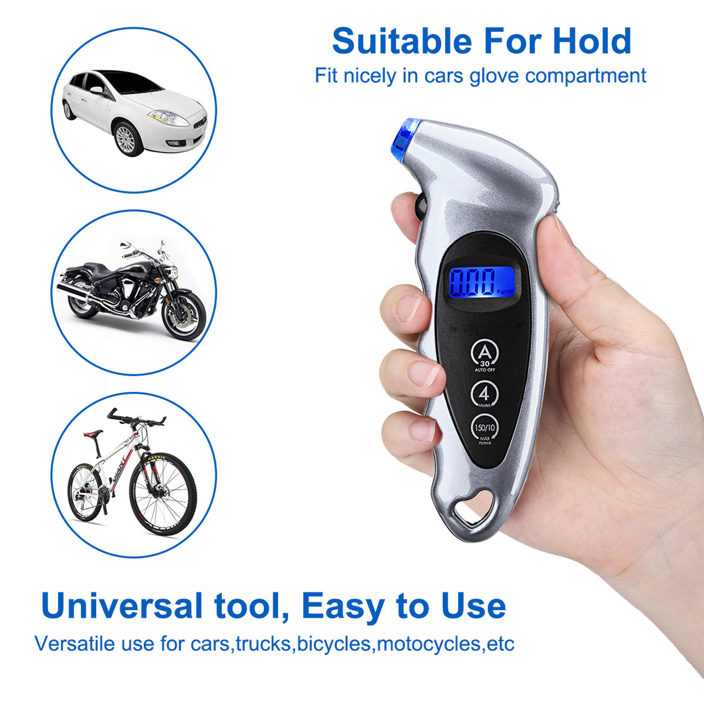 Abs Digital Tire Pressure Gauge 4