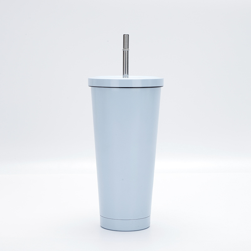 17 oz Stainless Steel Tumbler W/ Straw 2
