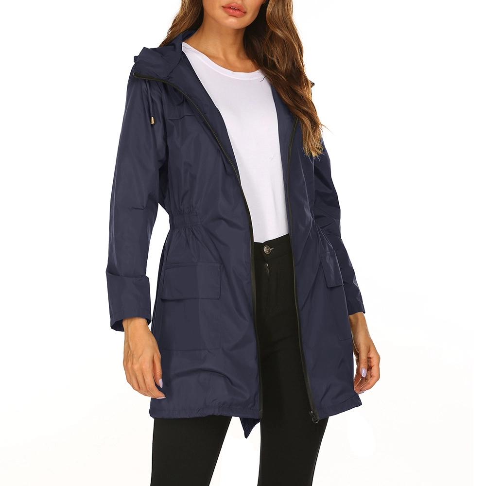 Lightweight Hooded Waterproof Jackets Q/ Storage Bag 3