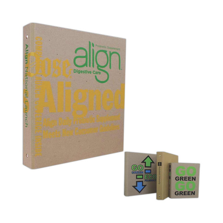 Recycled 1 1/2" Junior Binder (8.5" x 5.5") 2