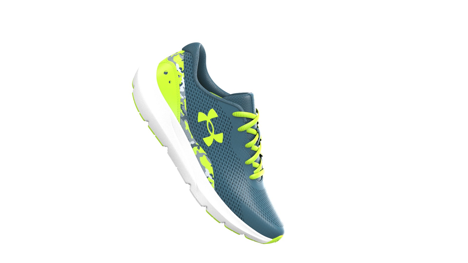Boys' Grade School UA Surge 3 Printed Running Shoes  2