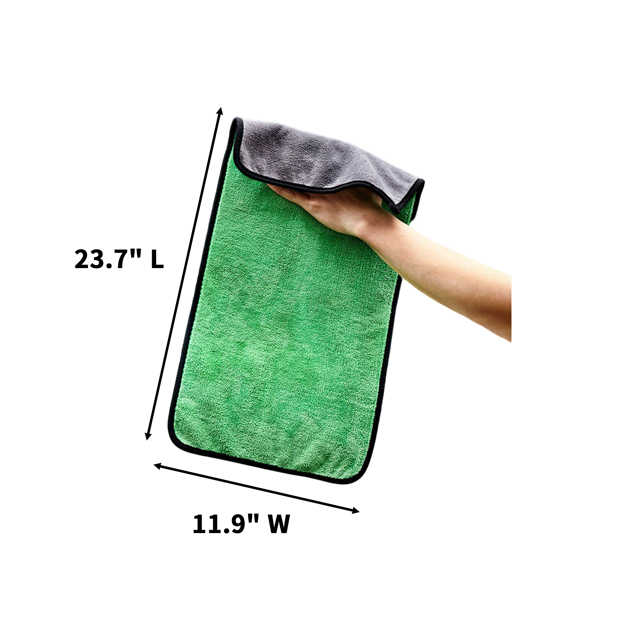 Microfiber Cleaning Cloth 23.7" x 11.9" Quick Dry 6