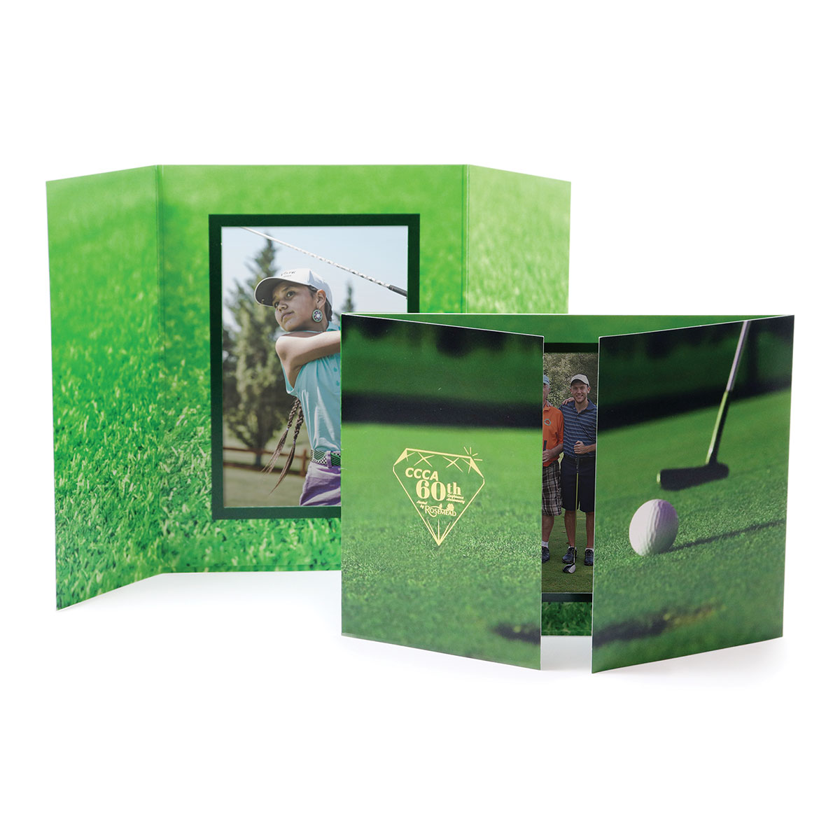 Golf Gatefold Folder – Vertical or Horizontal 3