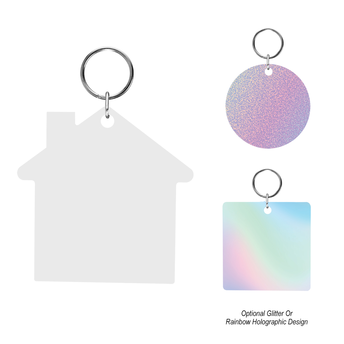 Acrylic Key Tag - Custom Shape 2" 1