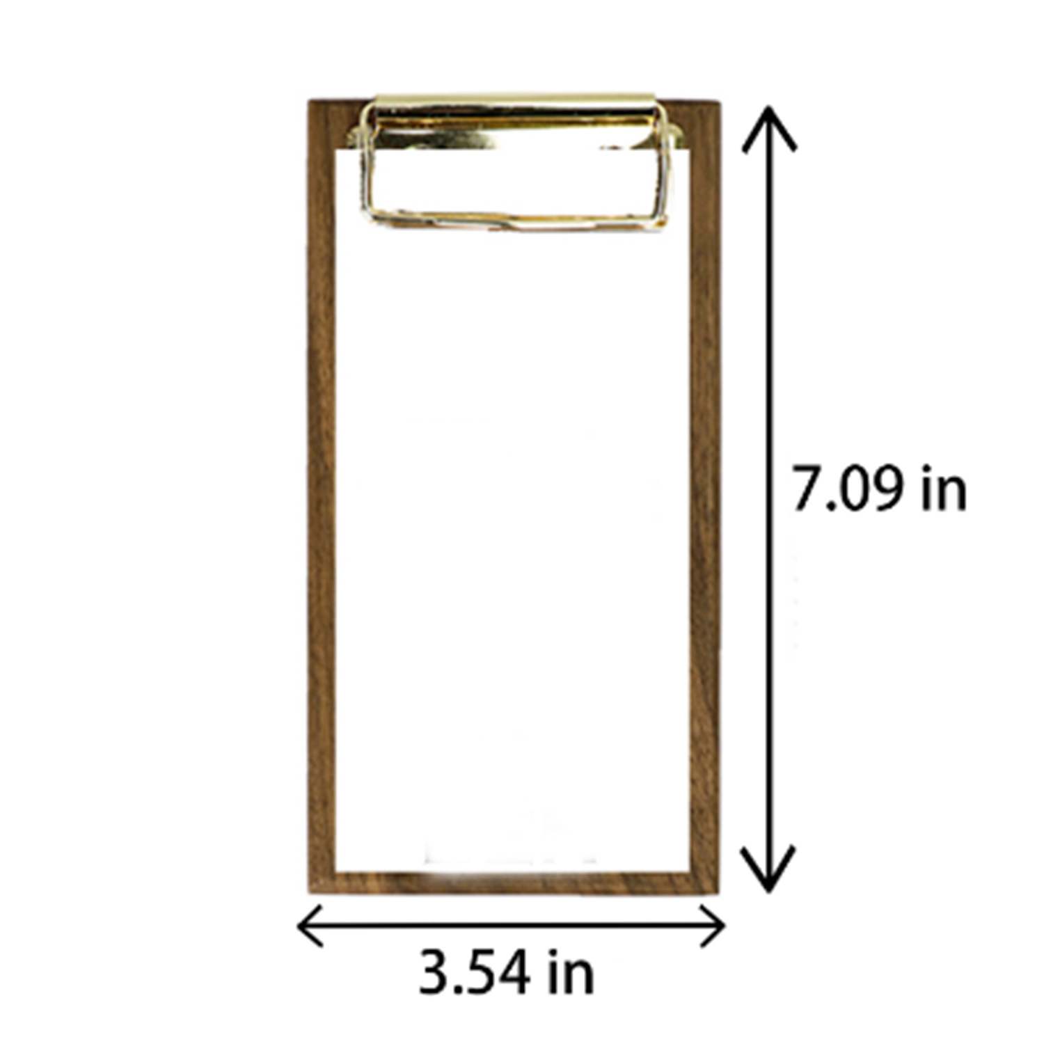 Walnut Menu Clipboards 1