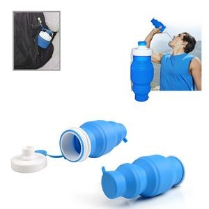 Collapsible Silicone Bottle With Flip Beak 3
