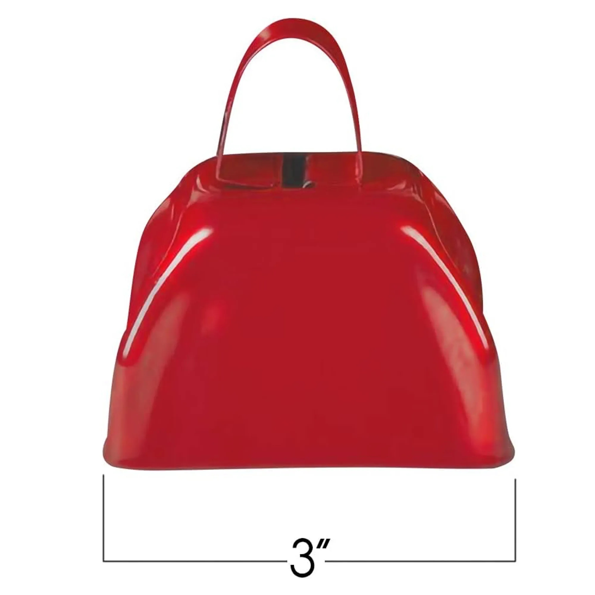 3 Inch Metal Cow Bell Noise Maker with Handle 3