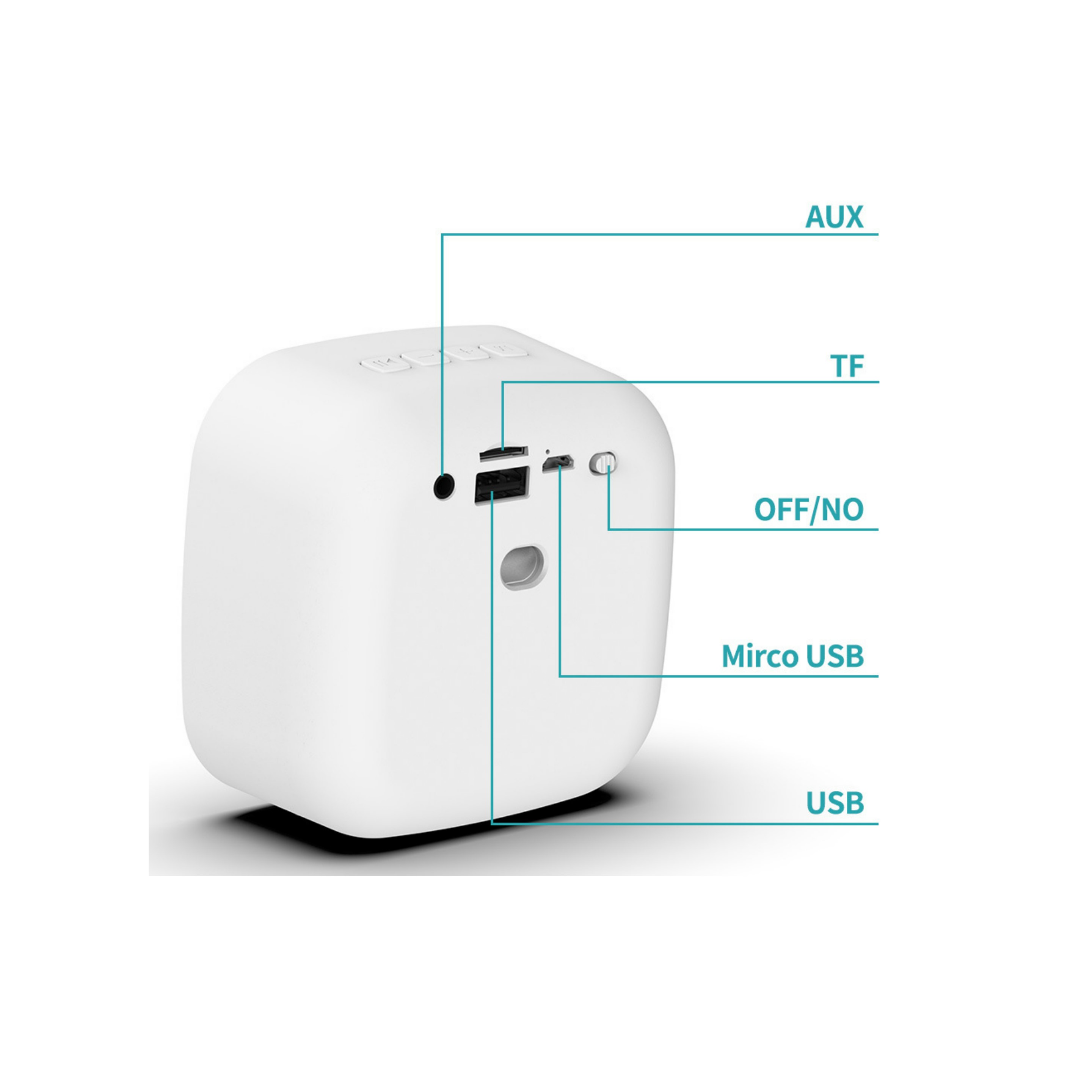 Square Wireless Speaker (direct import) 4