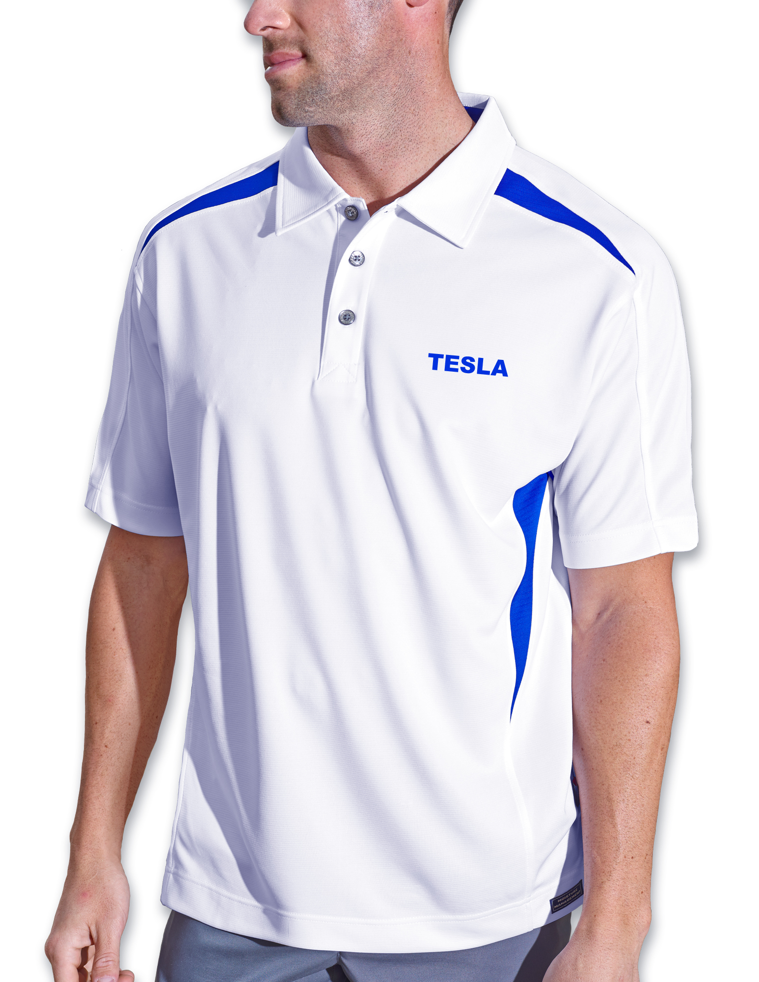 Men's Tesla Mini Ottoman Polo Shirt 4
