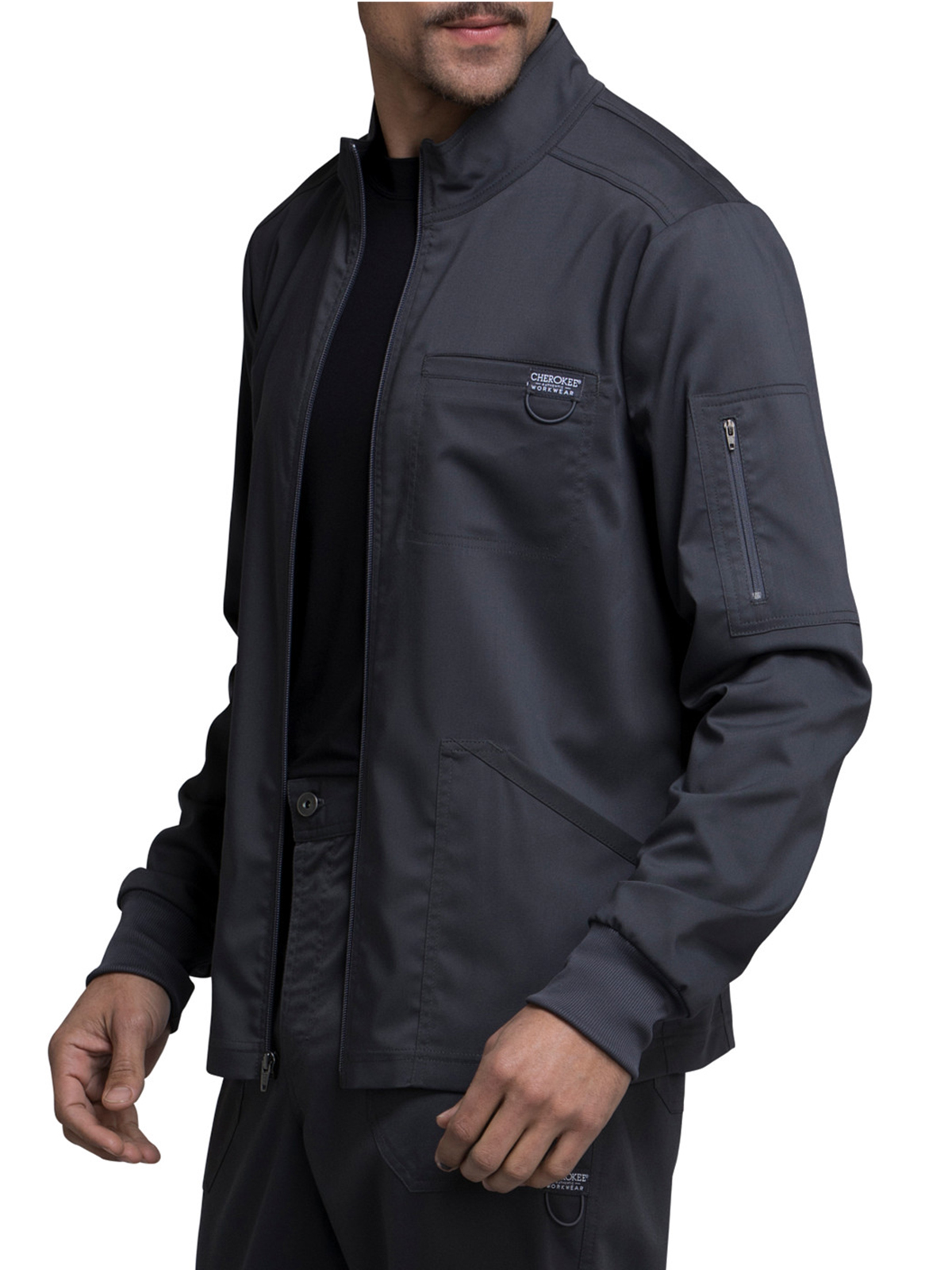 Cherokee - Workwear Revolution - Men's 5-Pocket Zip Front Jacket 2