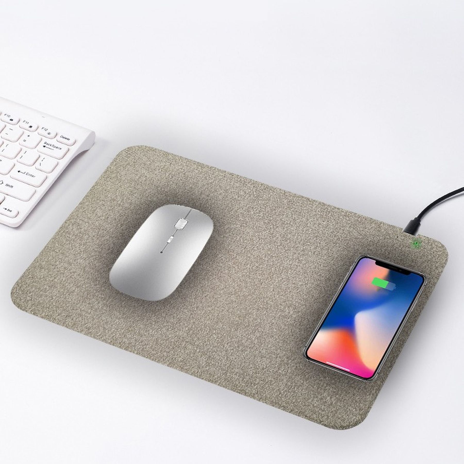 2 In 1 Mouse Pad With 15W Wireless Charger 6