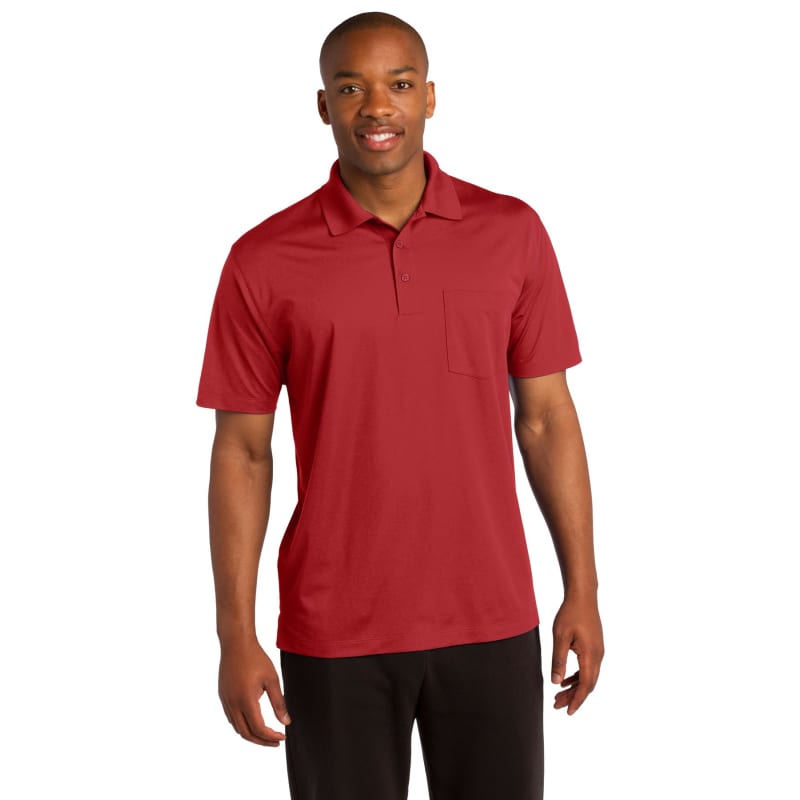 Sport-Tek Micropique Sport-Wick Pocket Polo. 37
