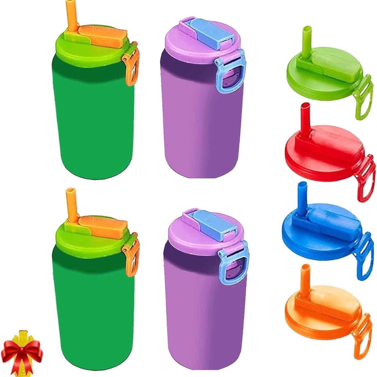 Reusable Silicone Can Straw Lid 3