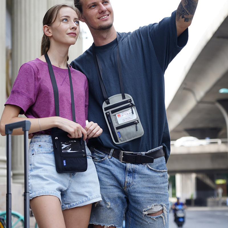RFID Blocking Passport Wallet for Men Women 5
