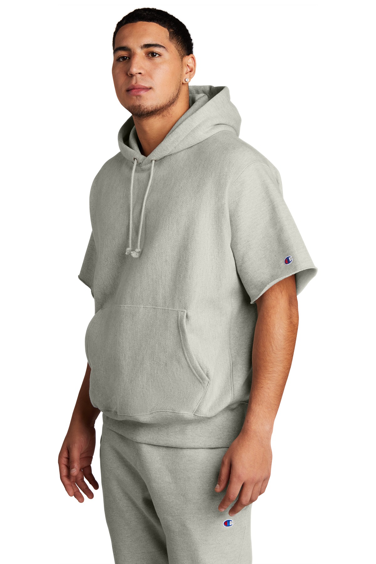 Champion Reverse Weave Short Sleeve Hooded Sweatshirt S101SS, custom hoodie or sweatshirt with logo imprint 21