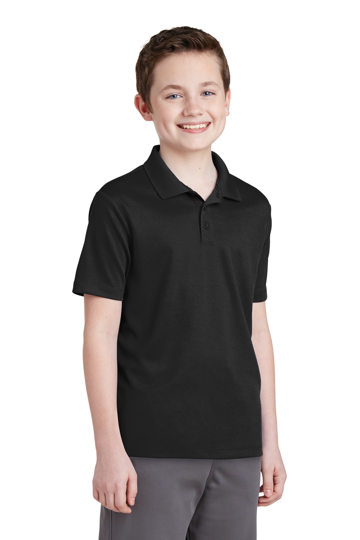 Sport-Tek® Youth PosiCharge RacerMesh Polo 10