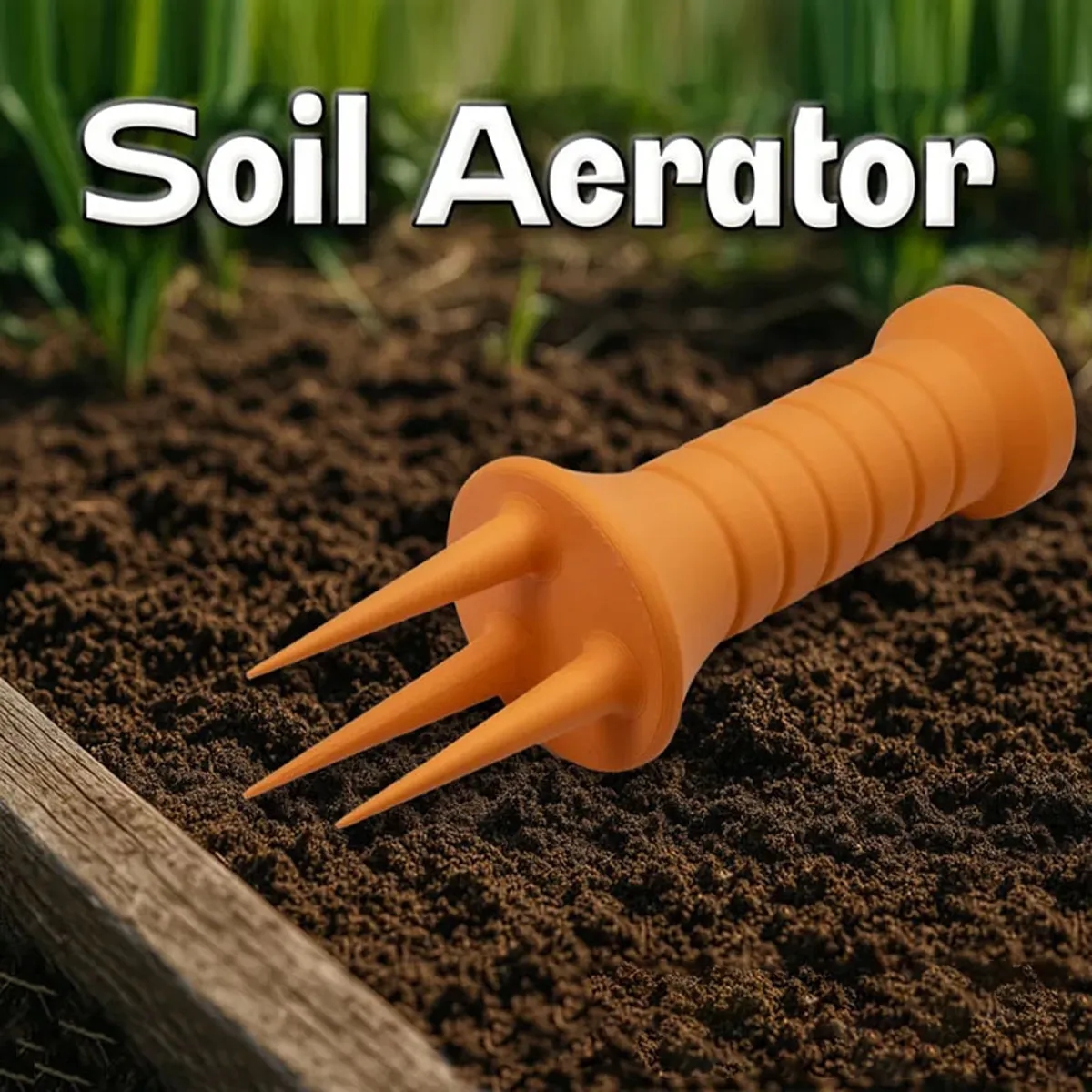 Handheld Soil Aerator Garden Tool With Ergonomic Grip 3