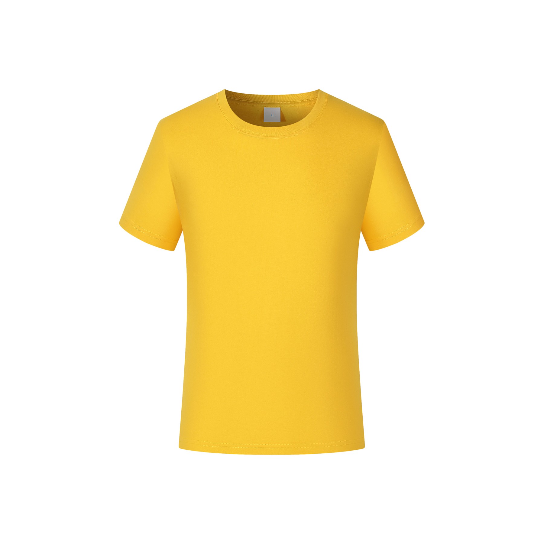 Classic Basic Solid Crew Neck Soft Cotton T-Shirt 1